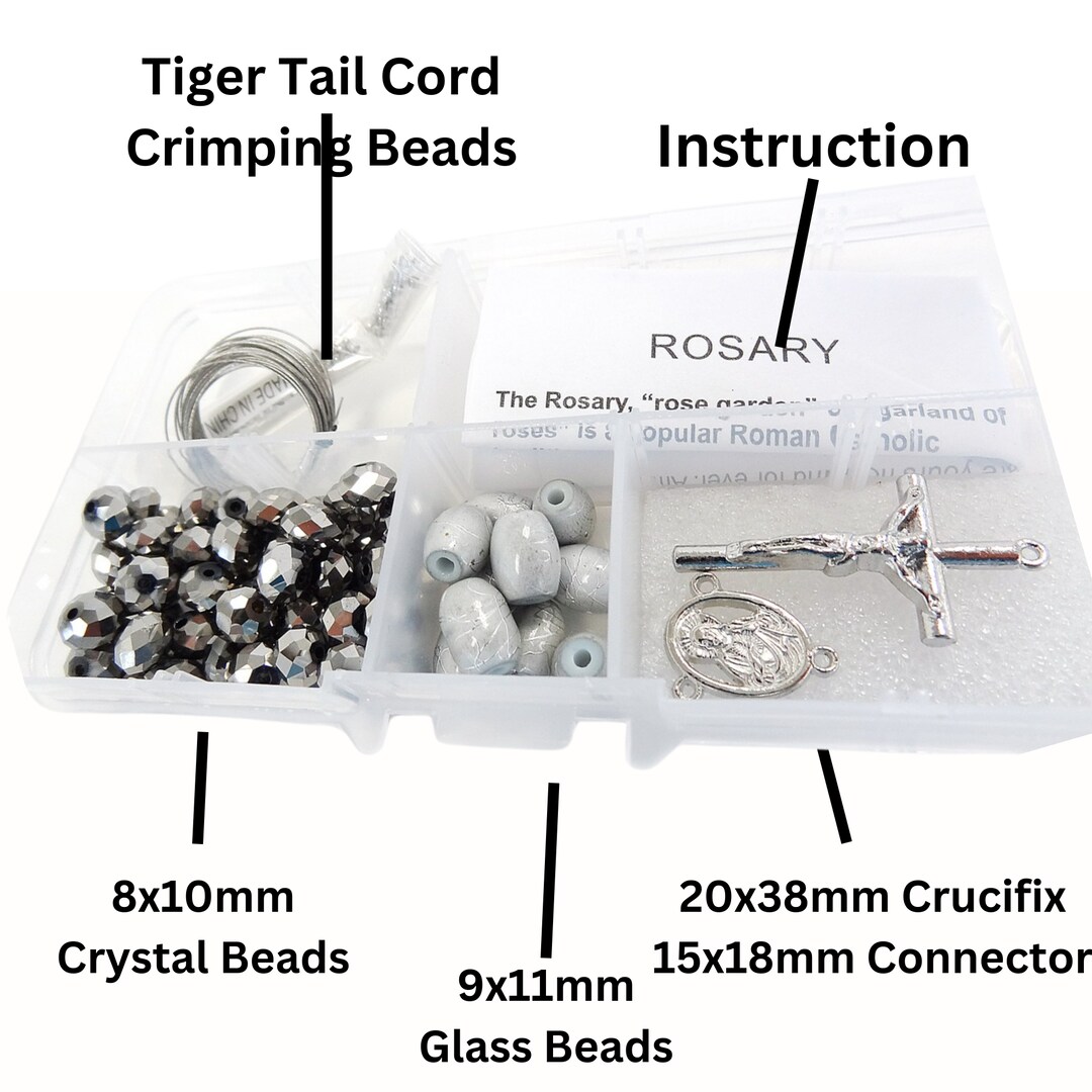 Connector, Rosary 21x15mm Connector, Rosary 21x15mm